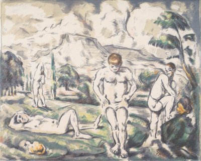 Bathers by Paul Cézanne